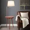 Simple Design Nightstand Lighting With Wireless Side Table Charger