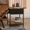 Bedroom Living Room 2-tier Nightstand Bedside End Sofa Coffee Table